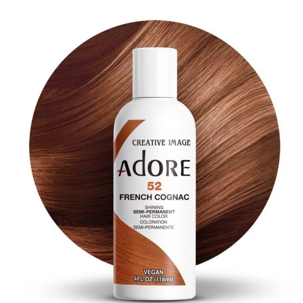 Lot Of 2 Adore French Cognac Semi Permanent Hair Dye 4 Fl Oz Each Vegan‎